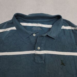 Eddie Bauer Casual Collared Short Sleeve Polo Shirt Adult Mens Size Large L Blue